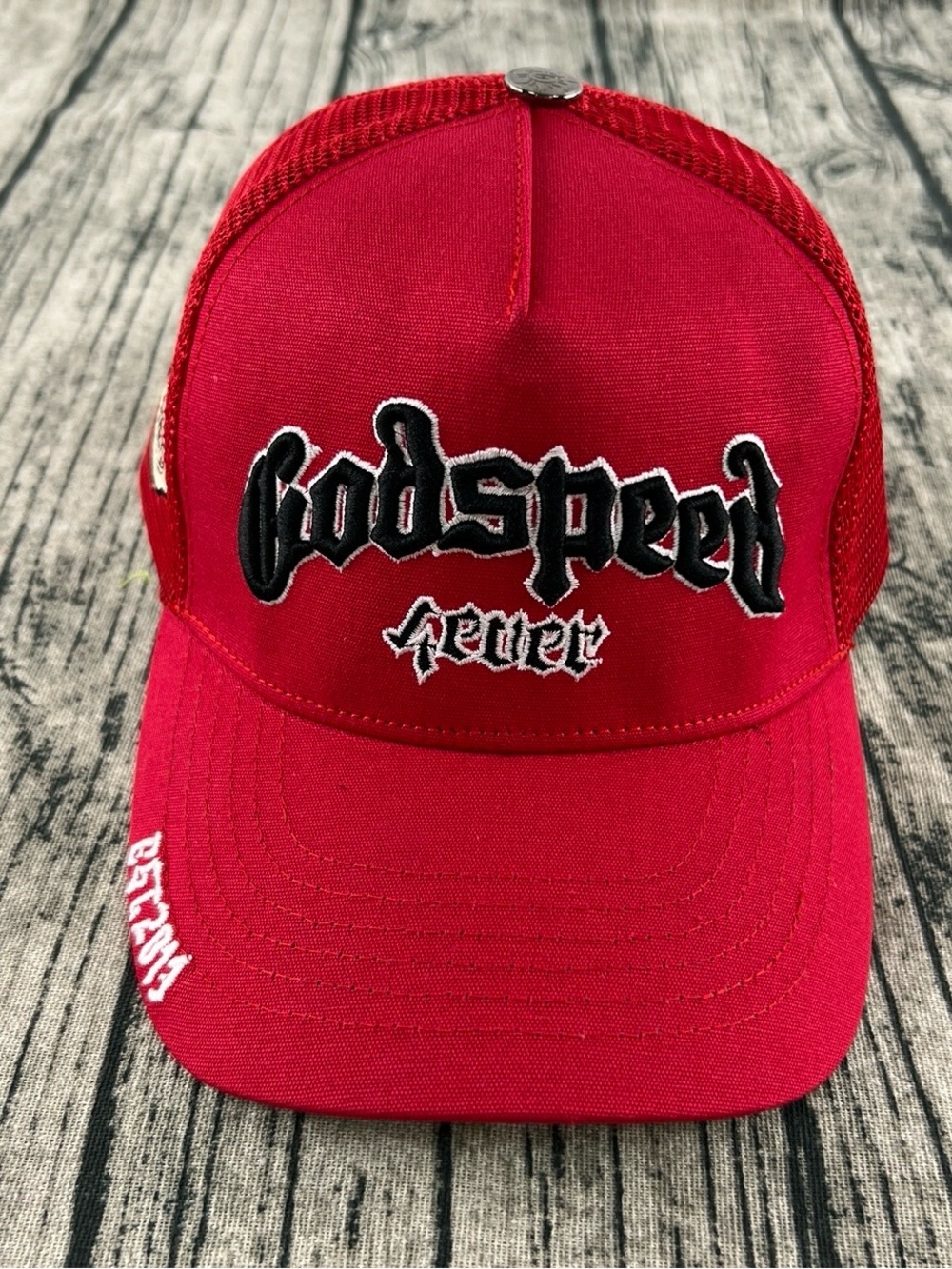 Red 'Godspeed Fever' Trucker Hat
